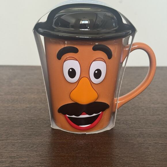 Tokyo Disney Resort Toy Story Mr. Potato Head Mug Cup with Lid NEW Authentic - Picture 1 of 13